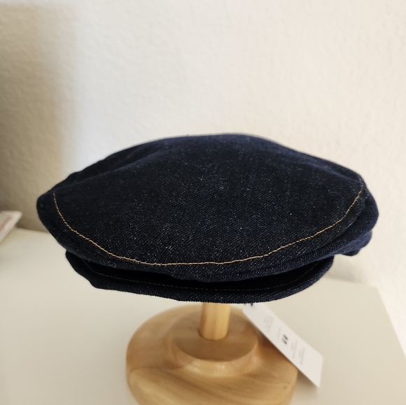 Handmade Denim Cap with Buffalo Plaid Lining. - Picture 2 of 6